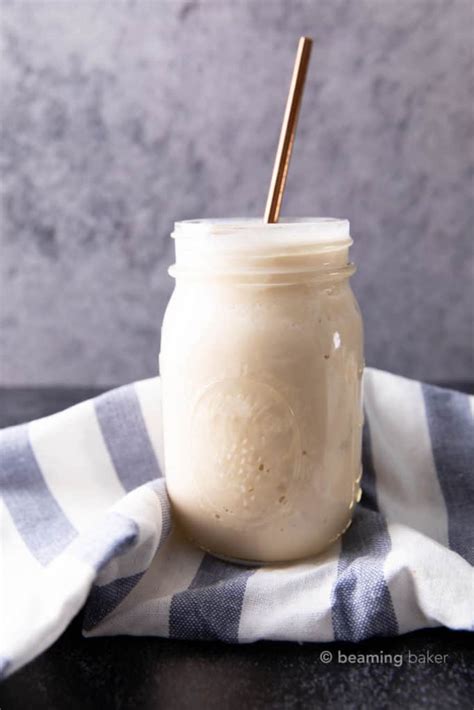 Vegan Protein Shake Recipe (Dairy-Free) - Beaming Baker