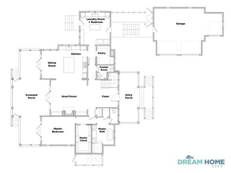 Discover the Floor Plan for HGTV Dream Home 2020 | Hgtv dream homes, Dream house plans, Hgtv ...