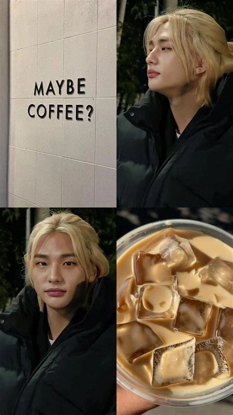 #hyunjin #hwanghyunjin #aesthetic #coffee #wallpaper #straykids Aesthetic Coffee, Brown ...