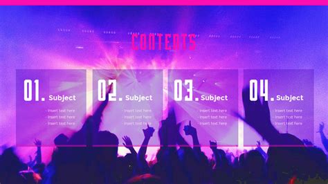 Music Festival PowerPoint Templates Design