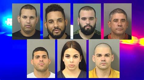 Seven people from Miami-Dade arrested in Palm Beach County