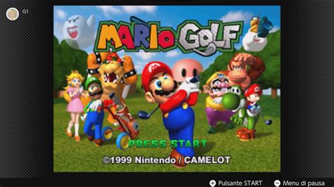 Mario Golf Nintendo Switch Online gameplay