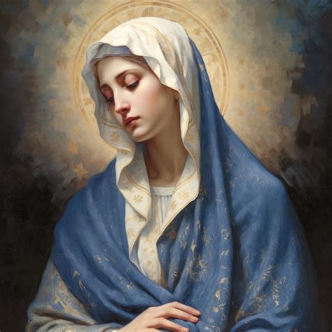 Premium Photo | Painting of the Virgin Mary mother of Jesus Madonna Religion faith Christianity ...