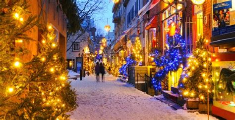 Embrace Christmas Spirit in Beautiful Quebec City, Canada - Snow ...