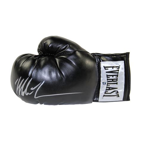 Mike Tyson Signed Black Boxing Glove | Mike tyson, Everlast boxing ...