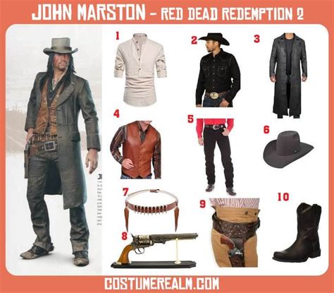 Dress Like John Marston Costume From Red Dead Redemption 2