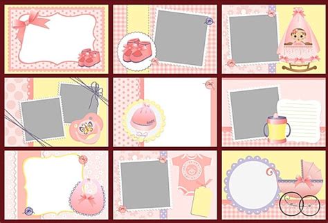 Gambar Background Template Foto Bayi, Vektor dan File PSD untuk Unduh Gratis | Pngtree