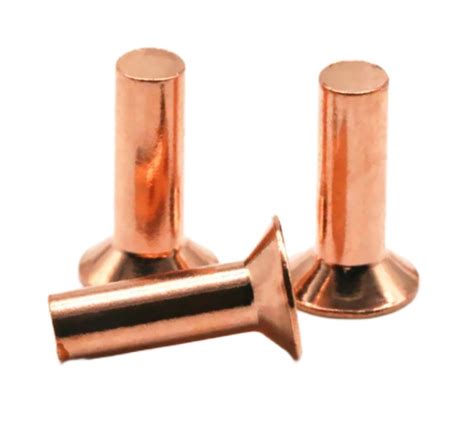 Custom Copper Countersunk Head Solid Rivet | KENENG