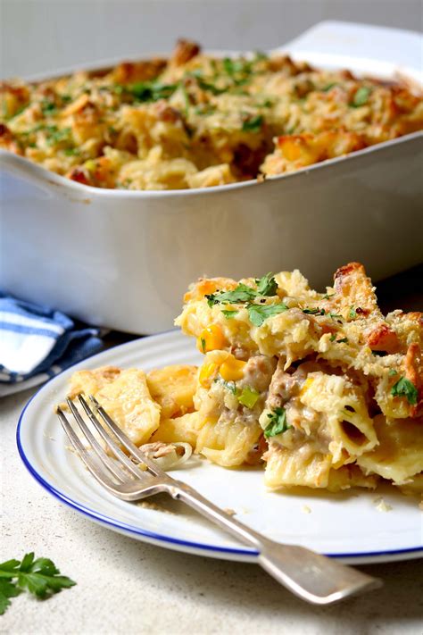 Creamy Tuna Pasta Bake - The Last Food Blog