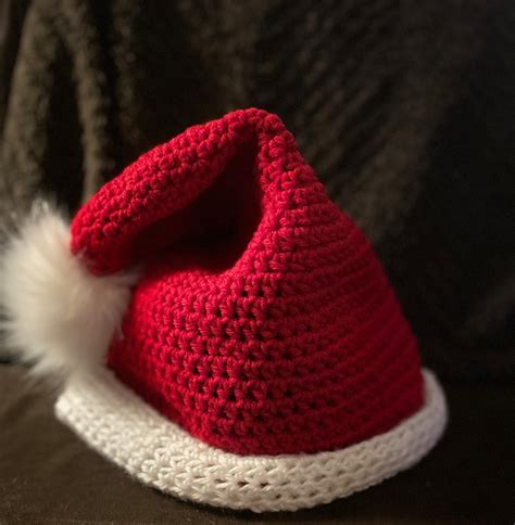 crochet santa hat best - DIY From Home Crochet