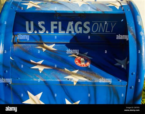 Flag disposal box hi-res stock photography and images - Alamy