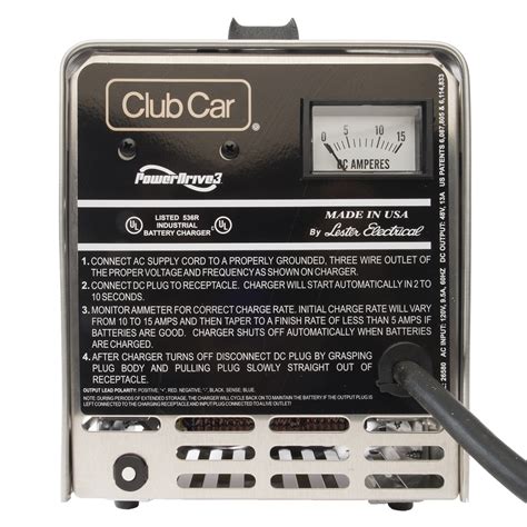 Club Car Golf Cart Powerdrive 3 48v 13a Battery Charger - Octane Car