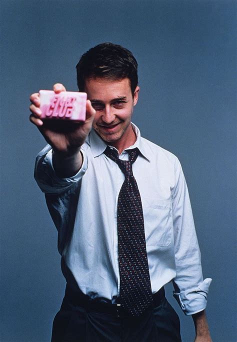 "Fight Club" promo still, 1999. Edward Norton as The Narrator. in 2022 ...