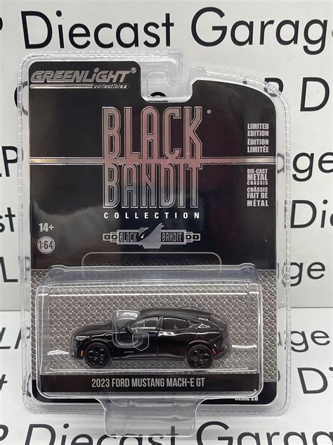 GREENLIGHT 2023 Ford Mustang Mach-E GT Black Bandit 1:64 Diecast – LP Diecast Garage