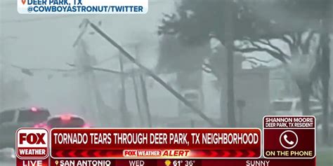 Deer Park, TX resident reacts to tornado: Sounded like a freight train ...