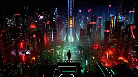 Sci Fi City Wallpaper 4K