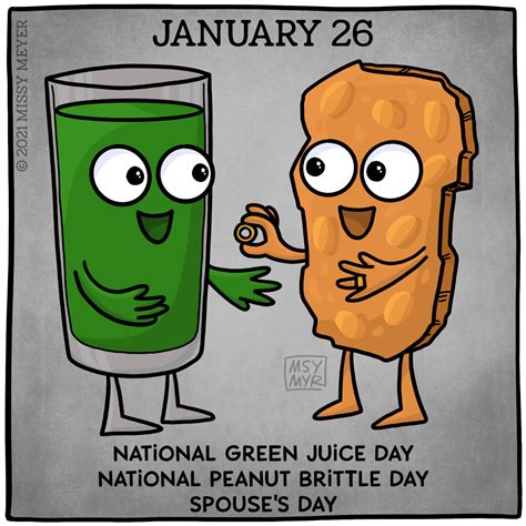 January 26 (every year): National Green Juice Day; National Peanut ...