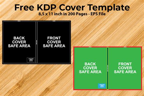 KDP Cover Template 8.5x11 in 200 Pages Graphic by JunioR Design ...