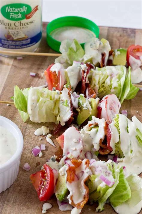 Wedge Salad Skewers | Love & Zest