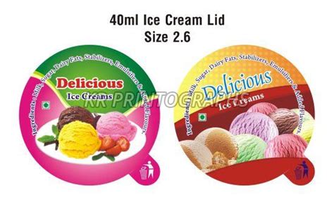 Ice Cream Cup Lids Manufacturer Supplier in Virudhunagar India