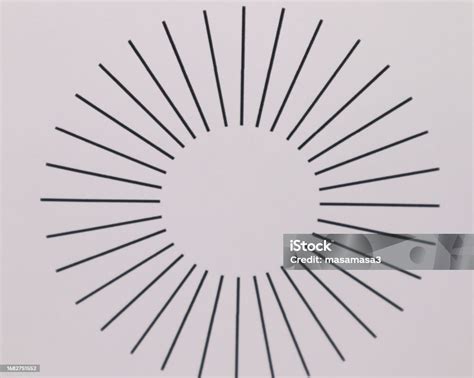 Astigmatism Test Chart Stock Photo - Download Image Now - Analyzing ...