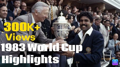 India first world cup 1983 final - YouTube