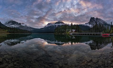 Emerald Lake Sunrise Photograph by Javier Ocana - Pixels