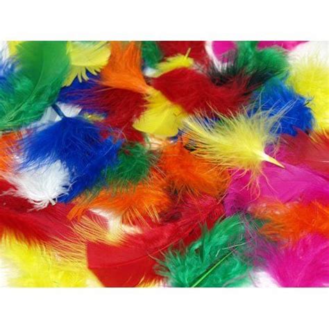 Fluffy Craft Feathers 25g Bag | Feather crafts, Colorful feathers, Crafts