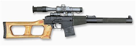 VSS Vintorez: Silenced Sniper Rifle designed for Spetsnaz