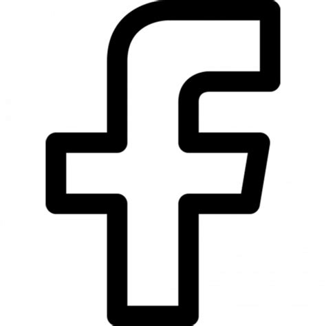 Facebook black & white logo png Total PNG | Free Stock Photos