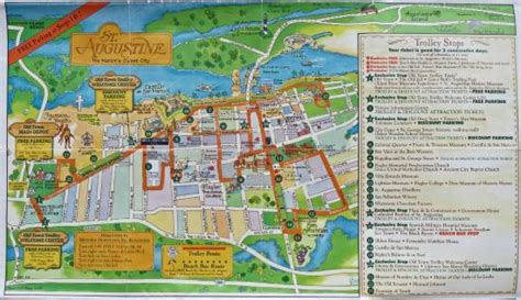 Old Town Trolley Map - Picture of Old Town Trolley Tours of St ...