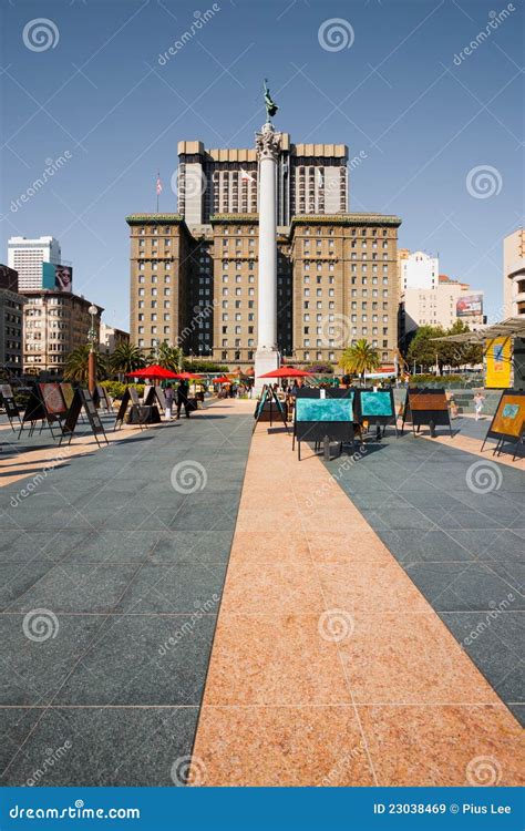 SF Union Square Art Market editorial stock image. Image of square ...