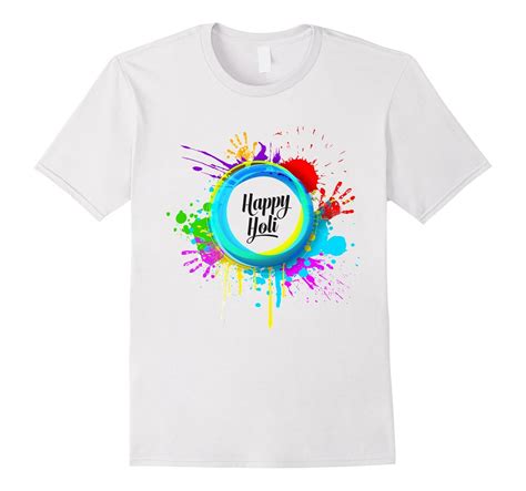 Holi T-Shirt Festival Hindu Holiday Proud Color-TD – Teedep