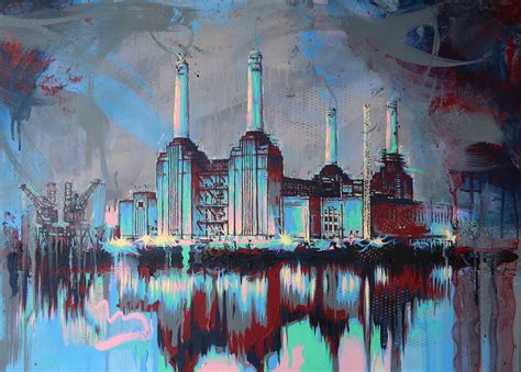 Battersea Power Station (sold) (80 x 60cm) acrylic on canvas, 2019 | Battersea power station ...