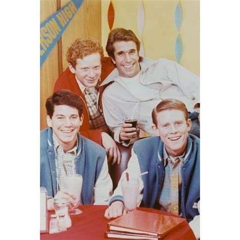 Happy Days Early Pose Fonzie,Richie,Potsie,Ralph in Arnolds Diner 24x36 ...