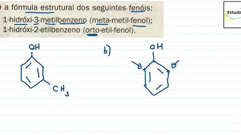 Fenol: Nomenclatura IUPAC e Orto, Meta, Para. - YouTube