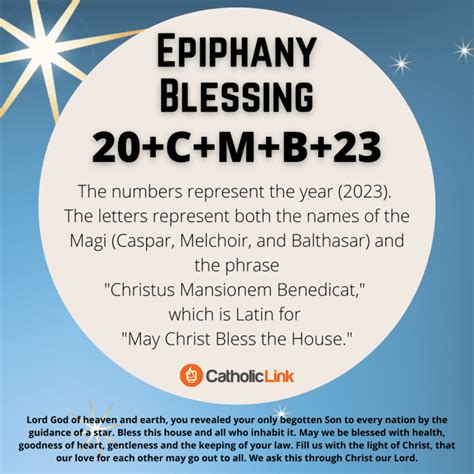 Epiphany Home Blessing And Prayer Service 2023 - Catholic-Link