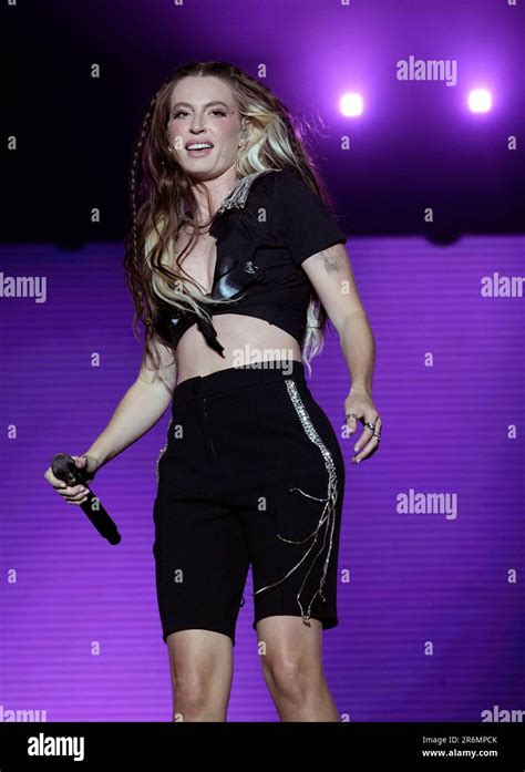 Fletcher performs on the first night of the 2023 LA Pride in the Park concert at the Los Angeles ...