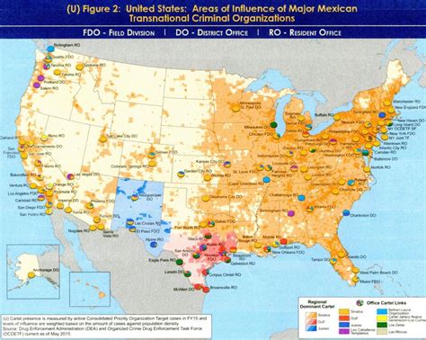 DEA Maps Show Kingpin 'El Chapo' Guzmán's Cartel Controls Nearly The Entire U.S. Drug Market