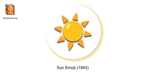 ☀️ Sun Emoji – Meaning, Pictures, Codes – 📕 EmojiGuide