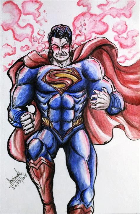 Angry Superman by toonager on DeviantArt