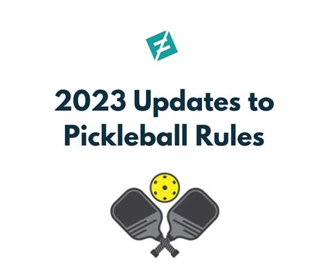 2023 Updates to Pickleball Rules