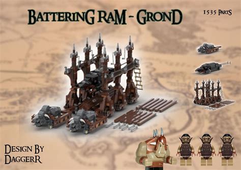 LEGO MOC Battering ram - Grond by DaggerR | Rebrickable - Build with LEGO