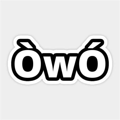 Angry OwO Emoticon Emoji Tshirt - Angry Owo - Sticker | TeePublic