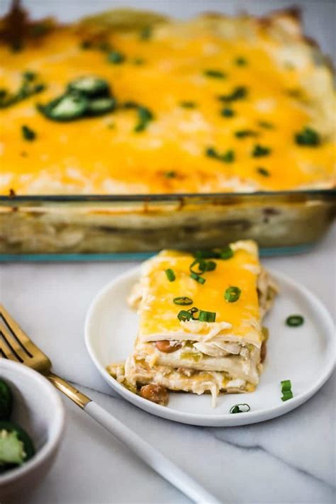 Chicken Enchilada Casserole (Less than 10 ingredients!) Kroll's Korner