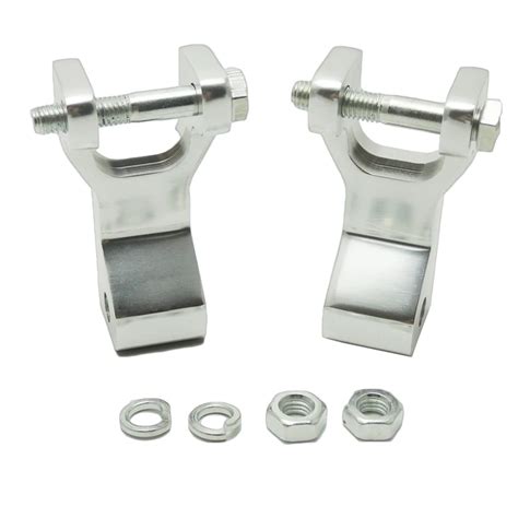 KEMiMOTO For Yamaha Raptor 350 Raptor660 Blaster Warrior ATV Front Lowering Kit Silver Aluminum ...