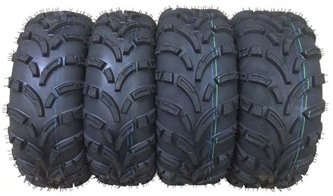 Set of 4 New WANDA ATV/UTV Tires 25x8-12 Front & 25x11-12 Rear /6PR P373 - 10243/10262 - Walmart.com