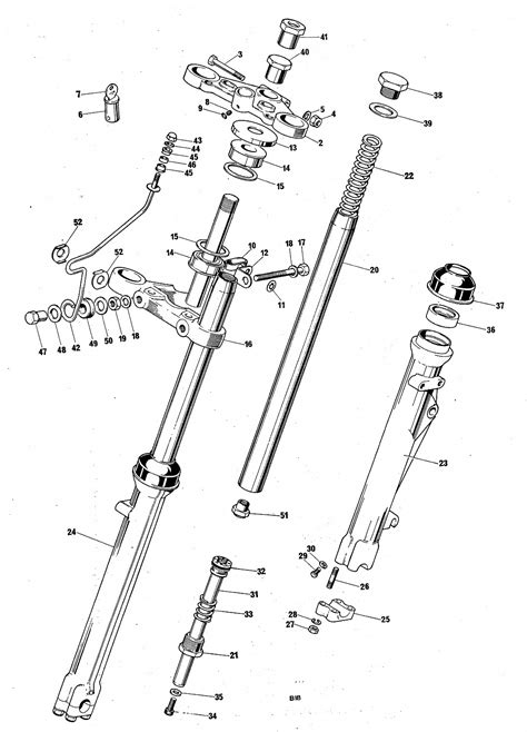 Triumph Parts Drawings - Genuine Triumph Factory Parts - Commando Parts