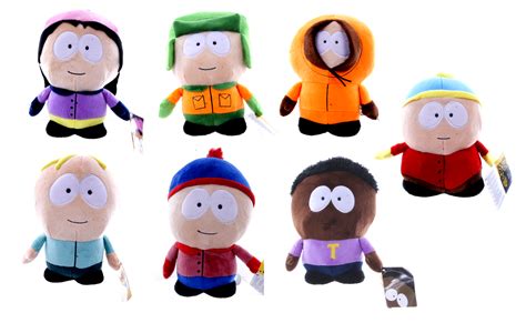 NEW OFFICIAL 10 SOUTH PARK PLUSH SOFT TOYS CARTMAN KENNY KYLE STAN SOFT TOY ...