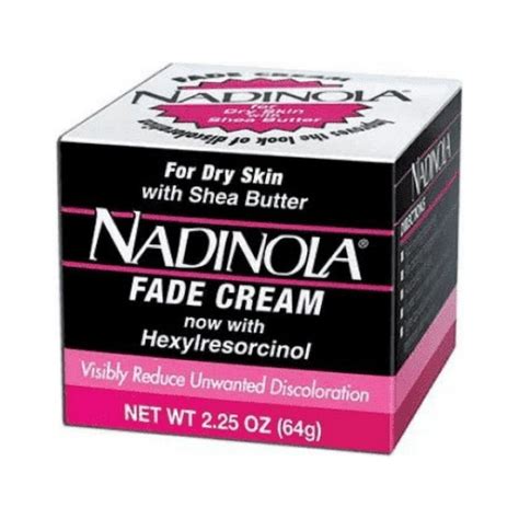 Nadinola Skin Discoloration Cream for Dry Skin, 2.25 oz, Unisex ...